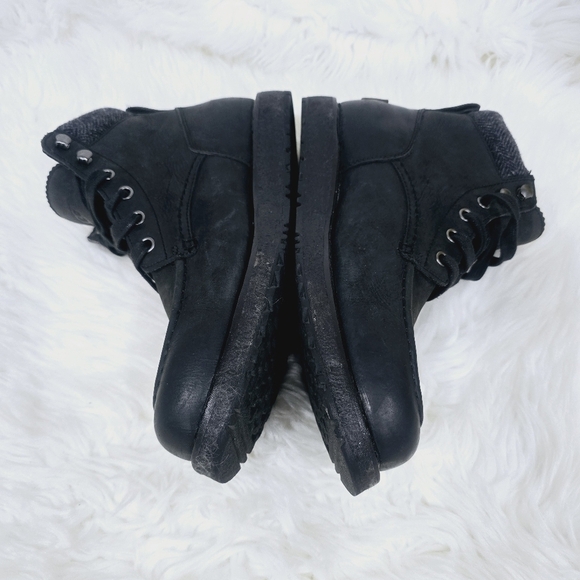 Ugg Merrick Black Leather Chukka Waterproof Boots Size 7.5 main image 6